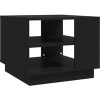 vidaXL Coffee Table Black Engineered Wood Living Room Couch Centre Sofa