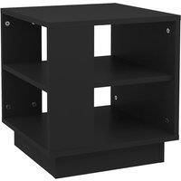 vidaXL Coffee Table Black 40x40x43 cm Engineered Wood