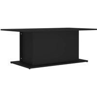 vidaXL Coffee Table Black 102x55.5x40 cm Engineered Wood