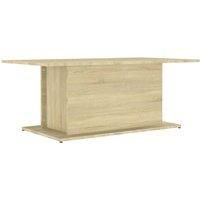 vidaXL Coffee Table Sonoma Oak 102x55.5x40 cm Engineered Wood