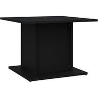 vidaXL Coffee Table Black Engineered Wood Home End Accent Couch Sofa