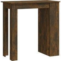 Bar Table with Storage Rack Bar High Table Pub Table Engineered Wood vidaXL