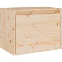 vidaXL Wall Cabinet 45x30x35 cm Solid Pinewood, Brown