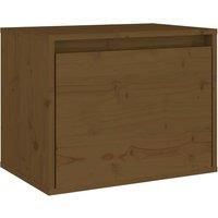 Wall Cabinet Hanging Storage Cabinet Wall Cupboard Solid Wood Pine vidaXL