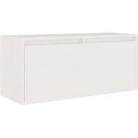 Wall Cabinet Hanging Storage Cabinet Wall Cupboard Solid Wood Pine vidaXL
