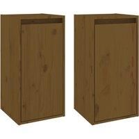 Wall Cabinet Hanging Storage Cabinet Wall Cupboard Solid Wood Pine vidaXL