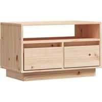 vidaXL TV Cabinet 60x35x37 cm Solid Wood Pine