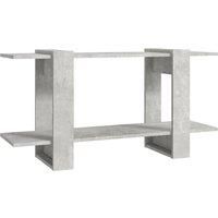 vidaXL Book Cabinet Concrete Grey 100x30x51cm Engineered Wood
