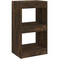 Book Cabinet/Room Divider Smoked Oak 40x30x72 cm