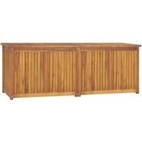 Garden Storage Box Pillow Blanket Chest Tool Chest Solid Wood Teak vidaXL