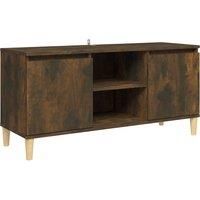 Solid Wood TV Cabinet & Legs Sideboard TV Stand Unit Multi Colours vidaXL