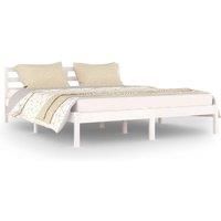 Bed Frame Bedroom Bedstead Bed Base Mattress Foundation Solid Wood Pine vidaXL