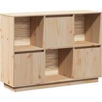 vidaXL Sideboard 110.5x35x80 cm Solid Wood Pine