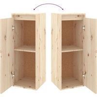 vidaXL Solid Pinewood TV Cabinets – Versatile Storage and Decor Solution – Easy to Assemble and Clean – Ideal for Living Room – Brown