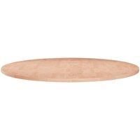 vidaXL Round Table Top ££60x1.5 cm Solid Wood Oak