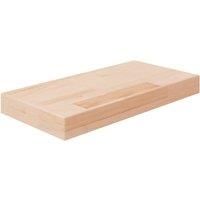 Solid Wood Oak Shelf Board Untreated Wooden Storage Shelf Multi Sizes vidaXL