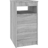 Drawer Cabinet Storage Cabinet Chest Drawer Nightstand Engineered Wood vidaXL