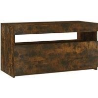 TV Cabinet with LED Lights Sideboard TV Stand TV Unit Hifi Cabinet vidaXL