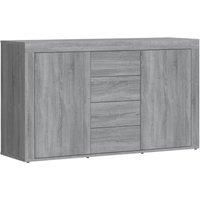 vidaXL Sideboard Grey Sonoma 120x36x69 cm Engineered Wood