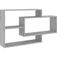 Wall Shelves Floating Rack Display Shelf Bookshelf Engineered Wood vidaXL