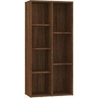 Vidaxl Book Cabinet Brown Oak 50X25X106 Cm