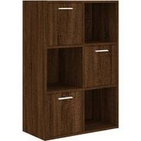 vidaXL Storage Cabinet Brown Oak 60x29.5x90 cm