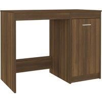 Desk Home Office Study Desk Writing Desk Computer Table Engineered Wood vidaXL
