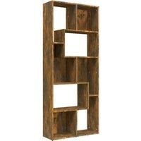 Book Cabinet Bookshelf Bookcase Storage Rack Book Stand Engineered Wood vidaXL