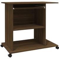 Computer Desk Chipboard PC Laptop Table Desk Workstation Multi Colours vidaXL