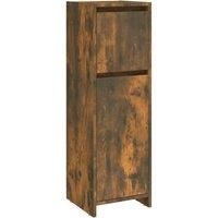 Bathroom Cabinet Washroom Storage Cabinet Cupboard Engineered Wood vidaXL