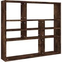 Wall Shelf Wall-Mounted Shelf Storage Display Rack Engineered Wood vidaXL
