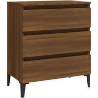 Vidaxl Sideboard Brown Oak 60X35X69 Cm Engineered Wood, Brown