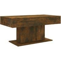 Vidaxl Coffee Table Smoked Oak 96X50X45 Cm Engineered Wood, Brown
