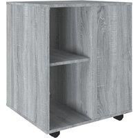 Rolling Cabinet Drawer Cabinet Filing Storage Cabinet Engineered Wood vidaXL