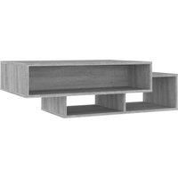 vidaXL Coffee Table Grey Sonoma Engineered Wood Side Sofa Couch Centre