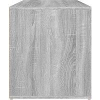 Hall Bench 80x40x45 cm Grey Sonoma Engineered Wood