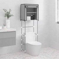 2-Tier Storage Rack over Toilet Iron Shelf Space Saver Multi Colours