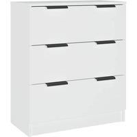 vidaXL White Sideboard 60x30x70 cm Multilayer Wood
