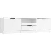 Vidaxl Tv Cabinet White 140X35X40 Cm Engineered Wood