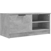 vidaXL Tv Cabinet Concrete Grey 80x35x36.5 cm Engineered Wood, Grey