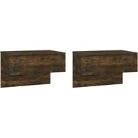 Wall Bedside Cabinet Floating Nightstand Bedside Unit Hanging Cabinet vidaXL