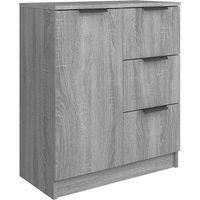 Vidaxl Sideboard Grey Sonoma Engineered Wood, Grey
