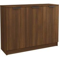 vidaXL Sideboard Brown Oak 90.5x30x70 cm Engineered Wood