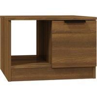 vidaXL Coffee Table Brown Oak 50x50x36 cm Engineered Wood