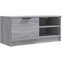 vidaXL Sonoma Grey TV Stand 31.5"x13.8"x14.4" Engineering Wood