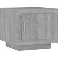 vidaXL Coffee Table Grey Sonoma 51x50x45 cm Engineered Wood