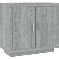 vidaXL Sideboard Grey Sonoma 80x40x75 cm Engineered Wood