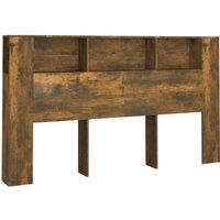 Headboard Cabinet Bedroom Bookcase Backboard Bed Header Storage Cabinet vidaXL