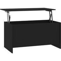 vidaXL Coffee Table Black 102x55.5x52.5 cm Engineered Wood