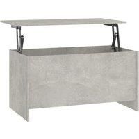 vidaXL Coffee Table Concrete Grey 102x55.5x52.5 cm Engineered Wood